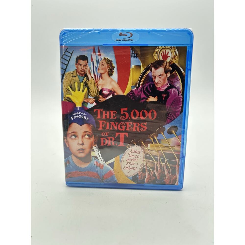 New Columbia Pictures The 5,000 Fingers of Dr. T Blu-ray, Family/Musical Sealed